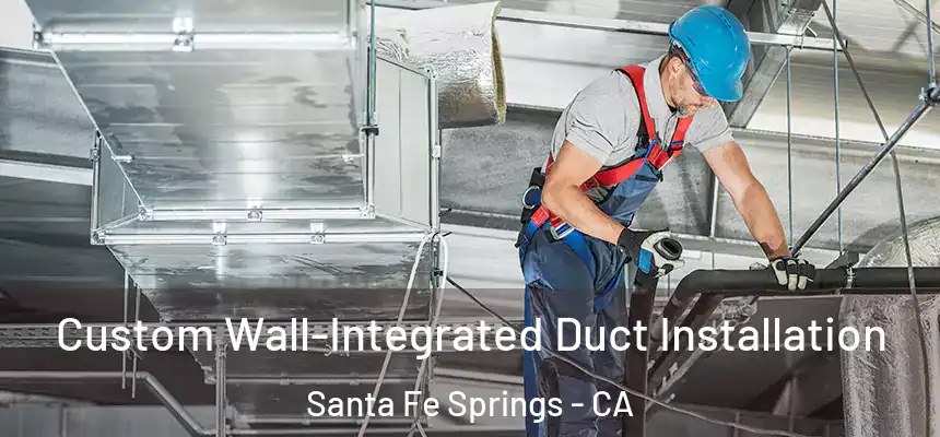 Custom Wall-Integrated Duct Installation Santa Fe Springs - CA