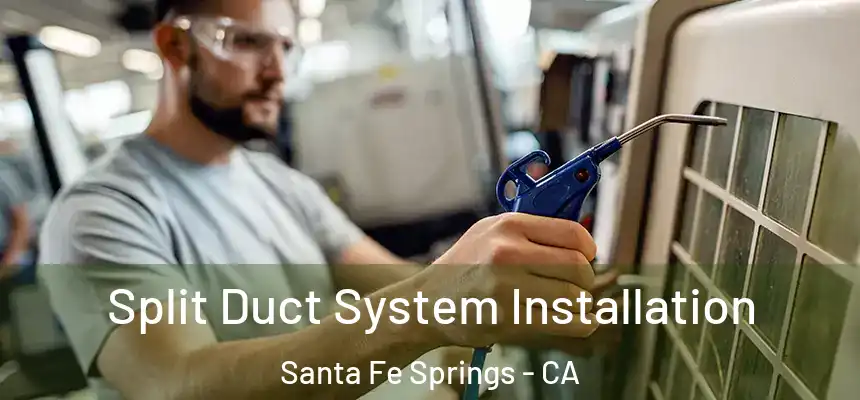  Split Duct System Installation Santa Fe Springs - CA